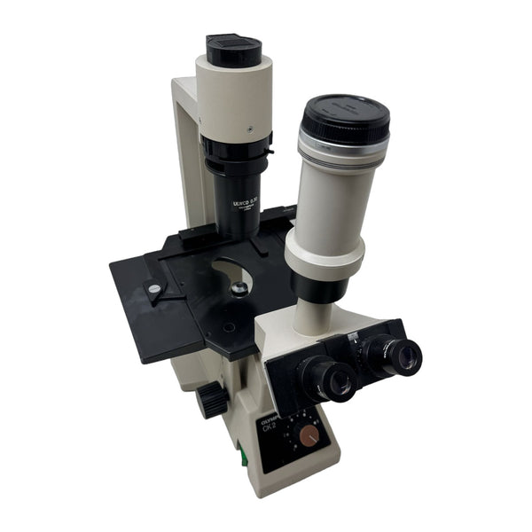 Olympus CK2 Inverted Biological Microscope with ULWCD 0.30 Condenser and Objectives