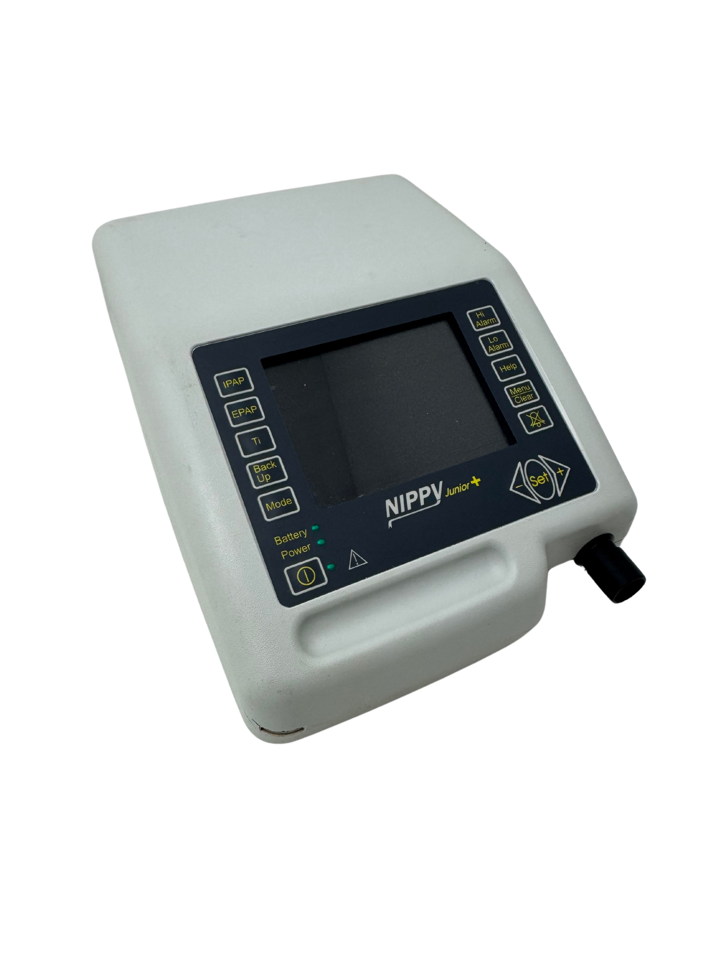 NIPPY Junior+ Pediatric Ventilator – Front View of Used Unit