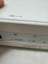 Eco Medics Exhalyzer D Pulmonary Function Gas Analyzer with Tubing & Accessories