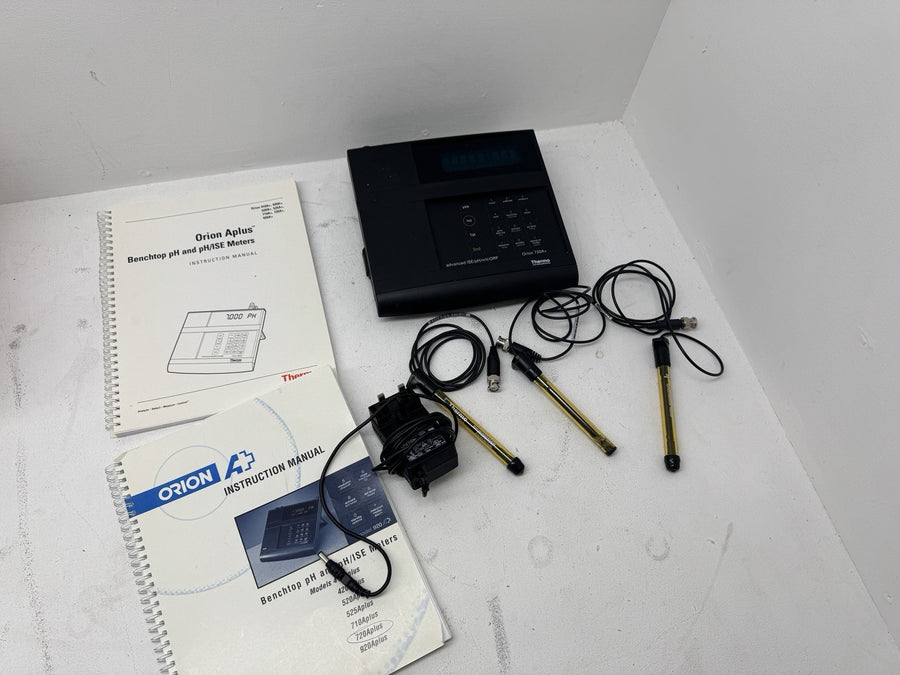 Thermo Orion 720A+ pH/ISE/mV/ORP Meter with 3 Fluoride Electrodes – Tested