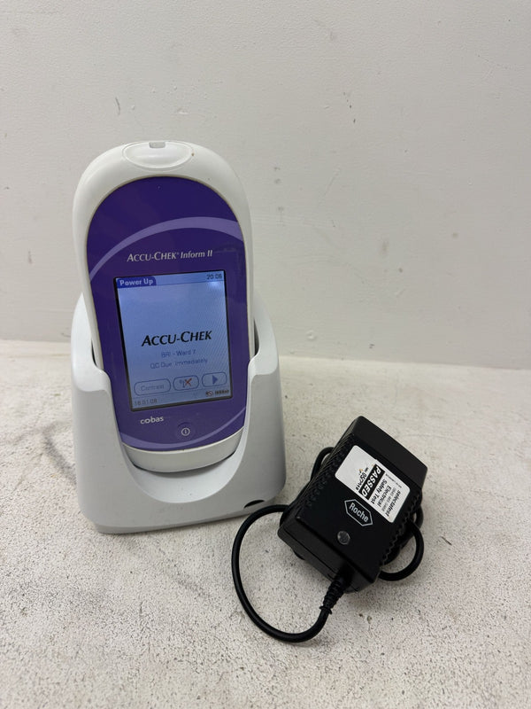 Roche Accu-Chek Inform II Hospital Blood Glucose Meter with Docking Station