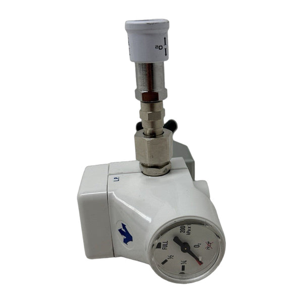 Therapy Equipment Oxygen Regulator with Contents Gauge