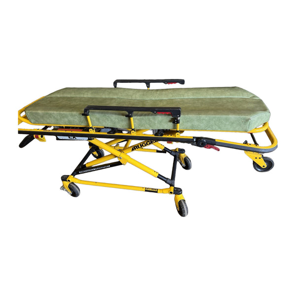 Stryker Rugged Ambulance Stretcher with Mattress and Side Rails – Sold for Parts