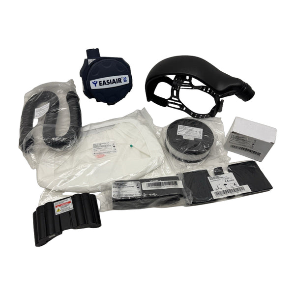 EasiAir 2020 Powered Air Respirator Kit with Battery, Charger, Hose and Hood – Working