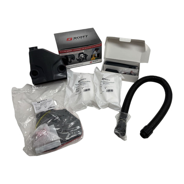 Scott Safety Duraflow FM PAPR Kit with FH1 Headtop and Two New Batteries