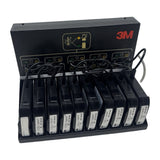 3M Jupiter 085-12-00P Intelligent Battery Charger, 10 Stations with 10 Batteries – Tested