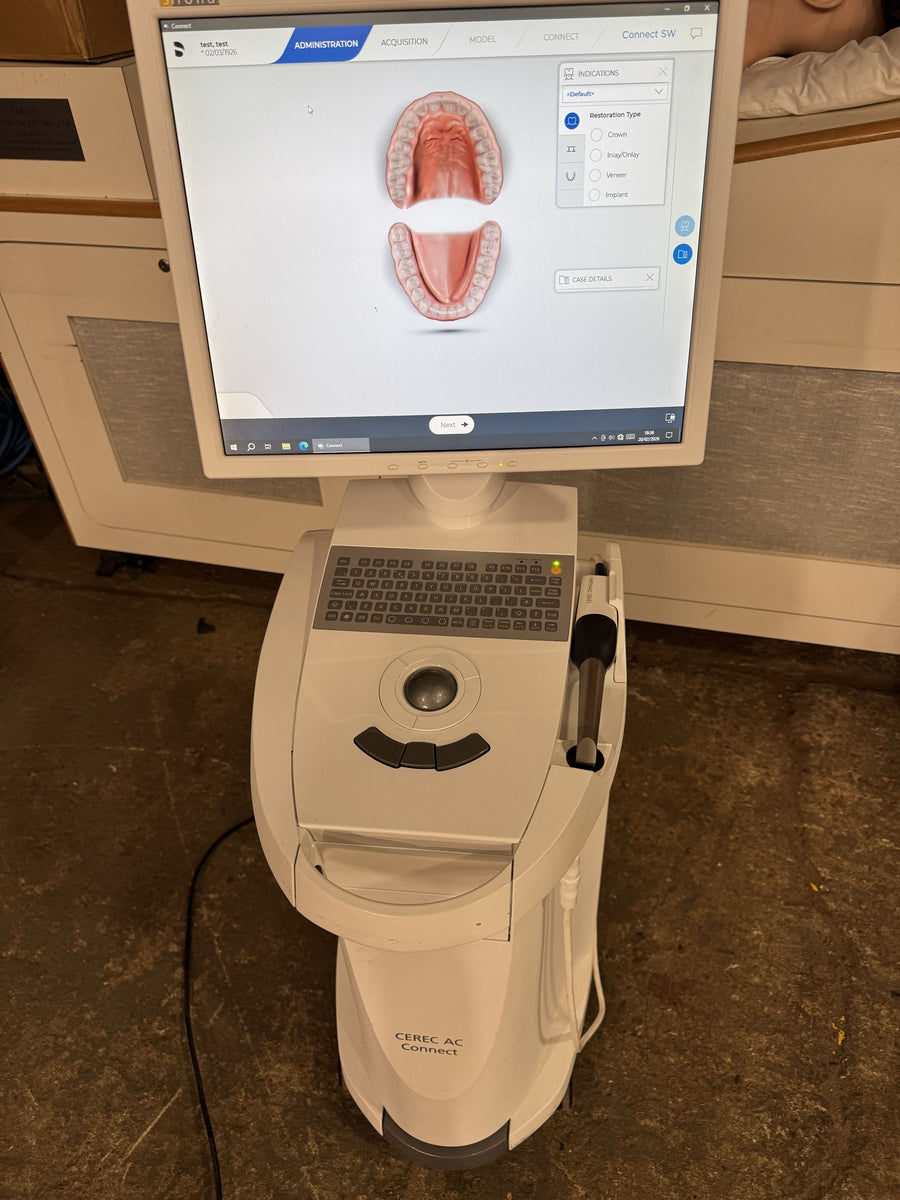 Dentsply Sirona CEREC AC Connect Dental Intraoral Scanner with Omnicam Wand and Cart – Pre-Owned