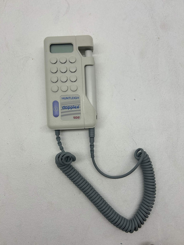 Huntleigh Dopplex SD2 Handheld Doppler with Probe and Dopplex Carry Pouch – Powers On