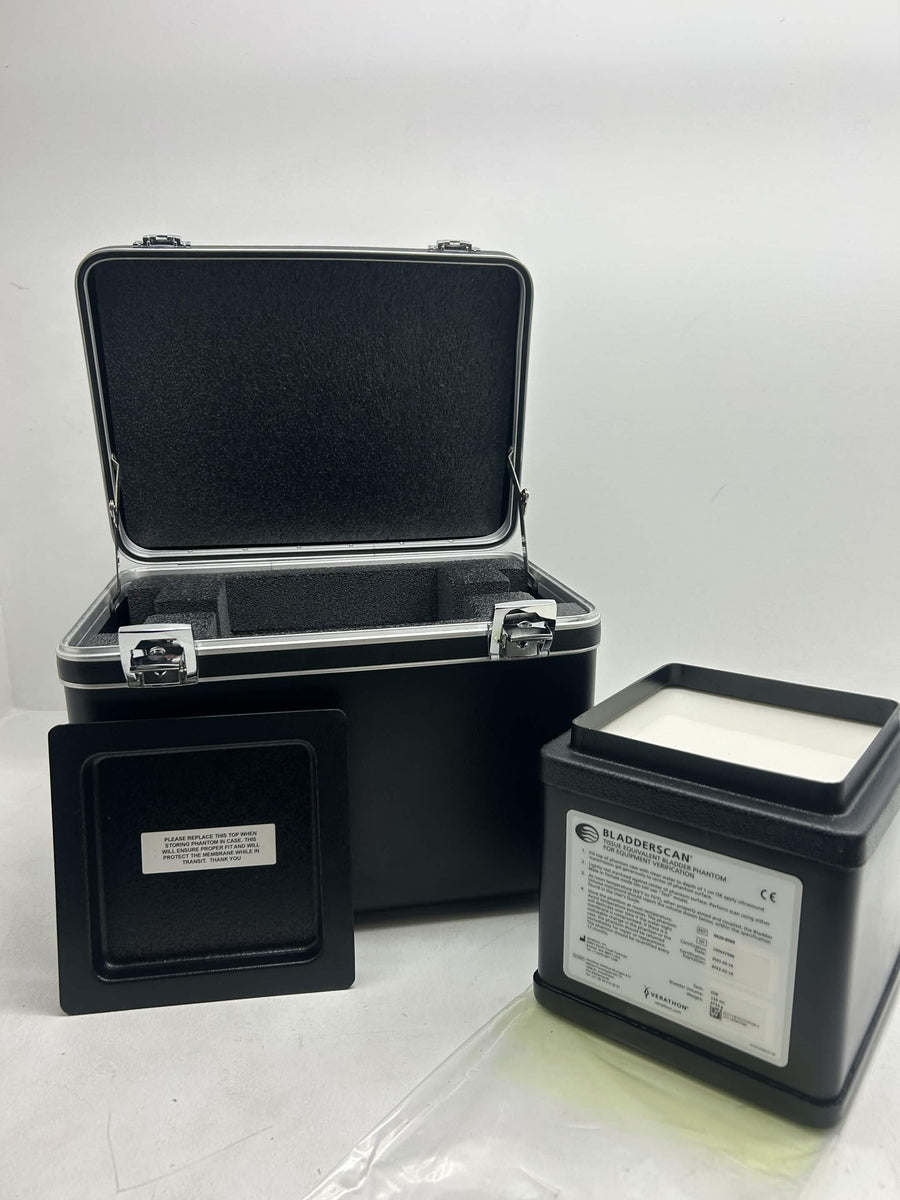 Verathon BladderScan Tissue Equivalent Bladder Phantom 0620-0068 with Hard Case – Certification Expired