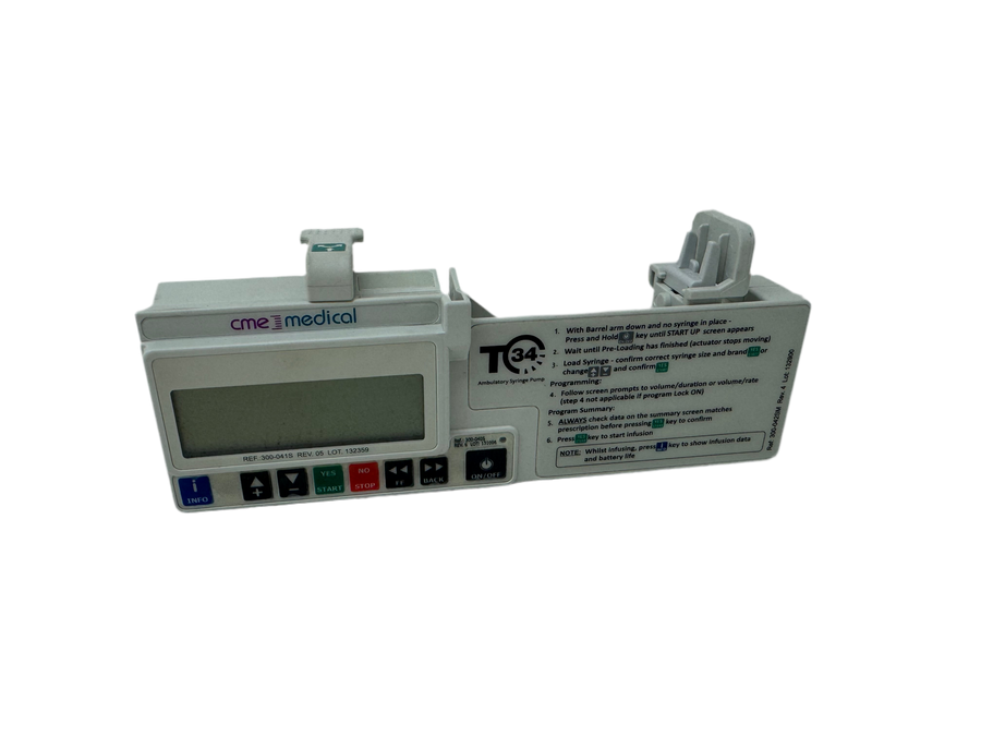 CME McKinley T34 Syringe Pump Driver Rev 5