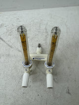 Therapy Equipment Dual Oxygen Flowmeter Regulator